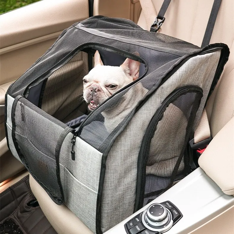 foldable mesh pet crate for the car