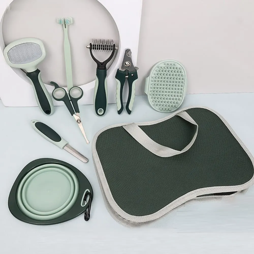 komplettes Fellpflege-Set im Etui