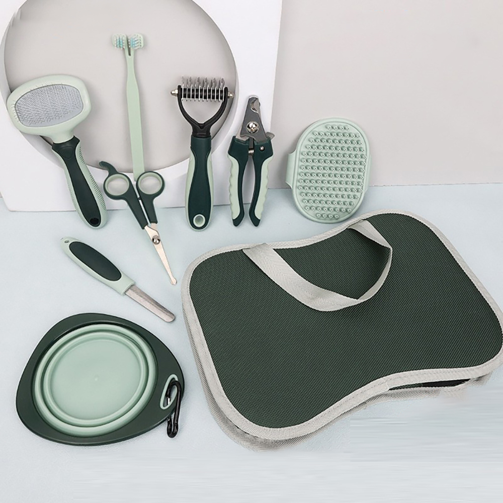complete grooming kit in a case