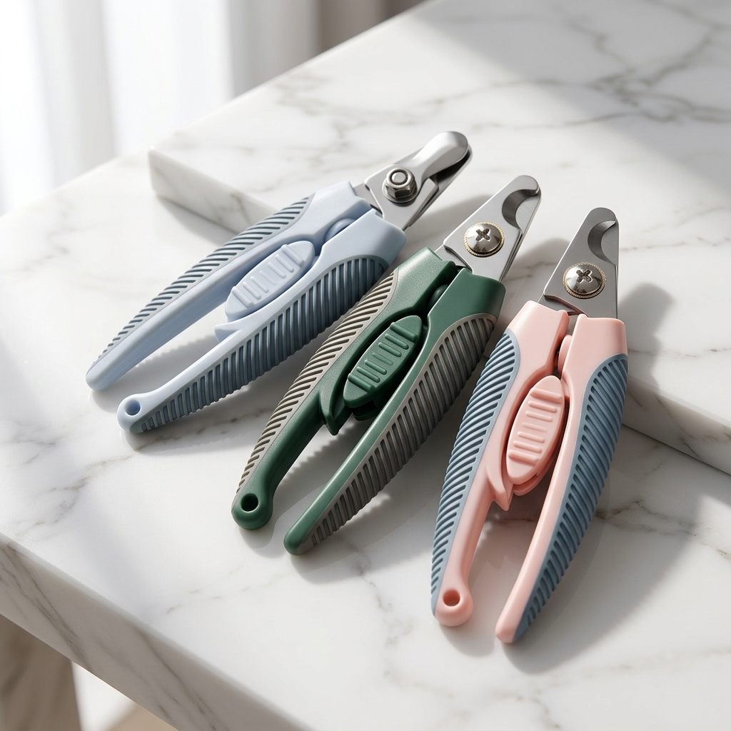 spring-hinge nail scissors